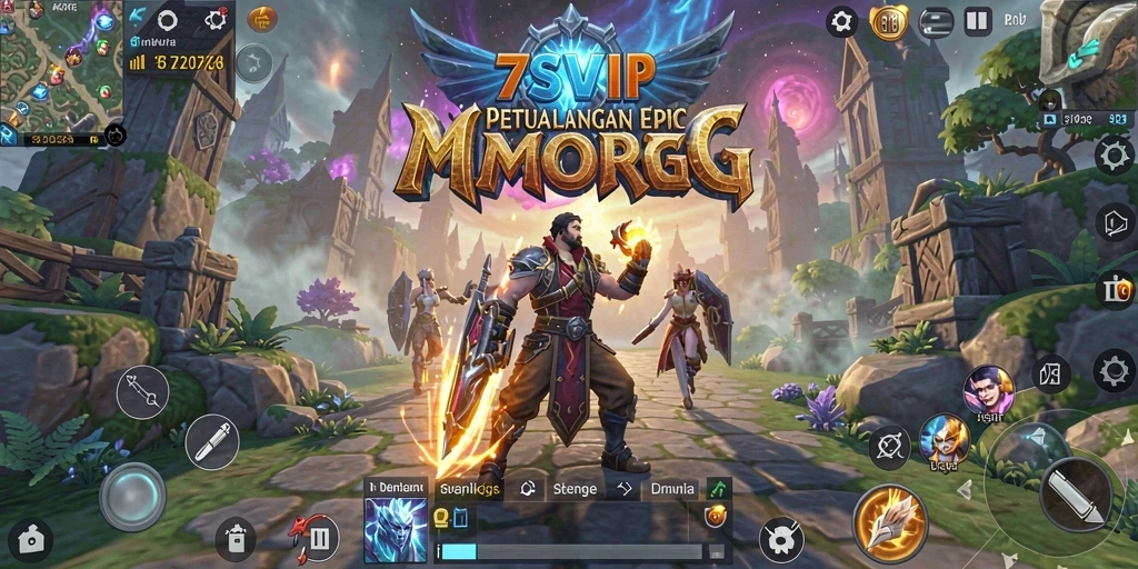 Gameplay seru di dunia fantasi <strong>7SVIP</strong> dengan pertarungan epik.