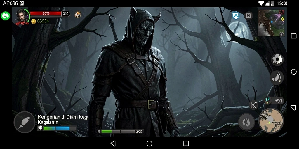 Screenshot AP686 menampilkan momen menegangkan dalam gameplay Horror.