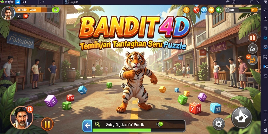 Tampilan gameplay BANDIT4D yang menantang dan seru.