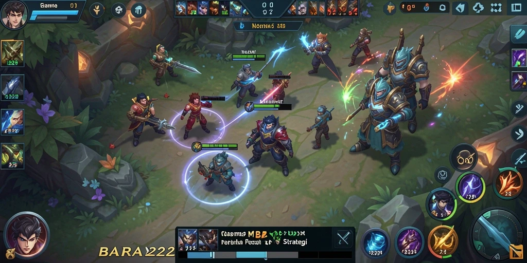 Screenshot dari gameplay BARA22 yang menarik dan penuh aksi.