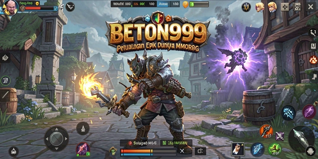 Tampilan gameplay BETON999 yang memukau dari dunia MMORPG.