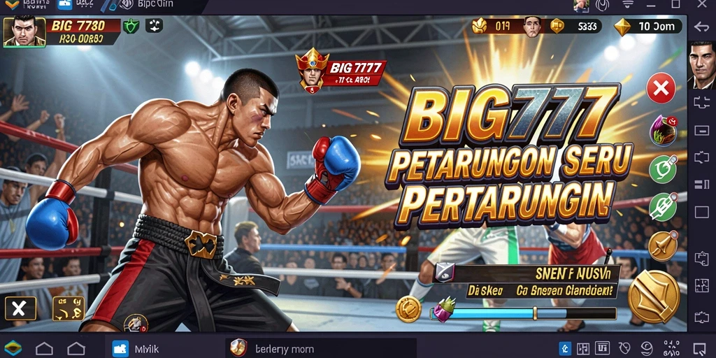 Gameplay seru dalam pertarungan arena di BIG777.