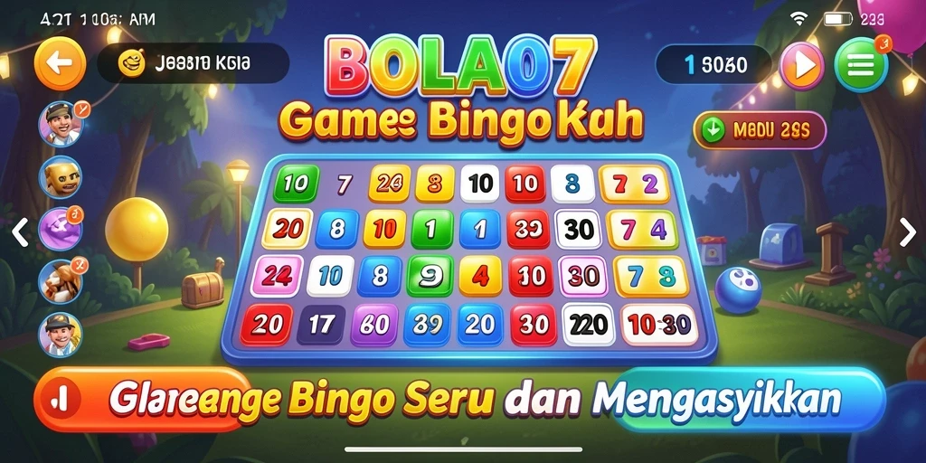 Tampilan menarik dari gameplay Bingo di BOLA07.