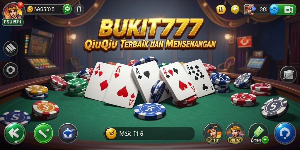 Screenshot gameplay QiuQiu yang seru dan penuh warna.