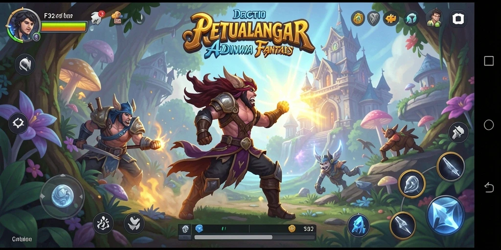Tampilan gameplay F32 yang mendebarkan dalam dunia ARPG.