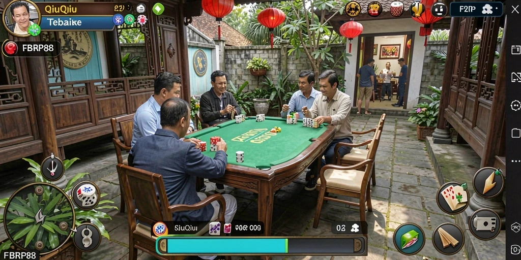 Gameplay QiuQiu yang seru di FBRP88.