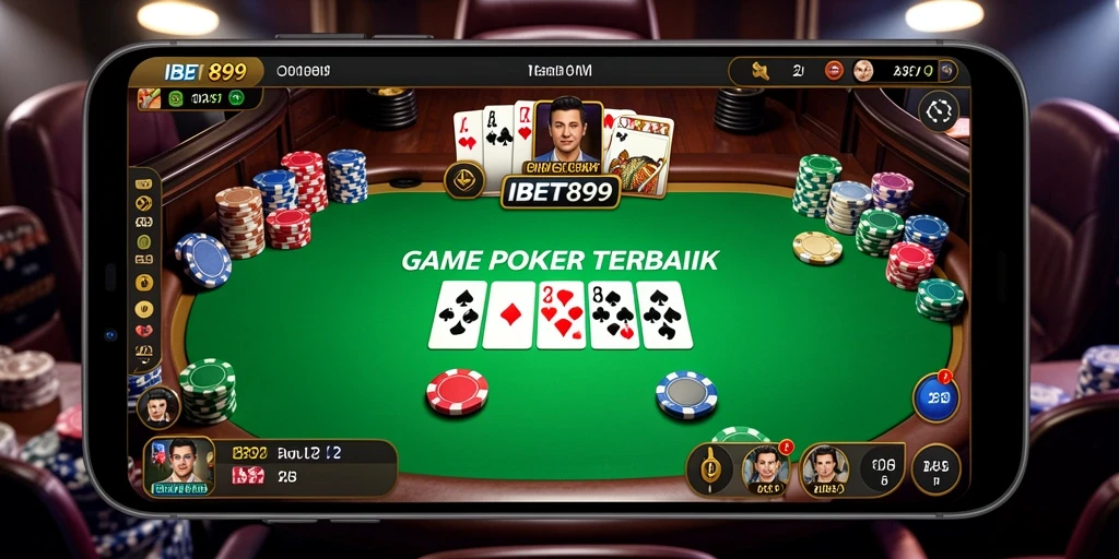 Tampilan gameplay mengasyikkan di IBET899 dengan aksi poker seru.