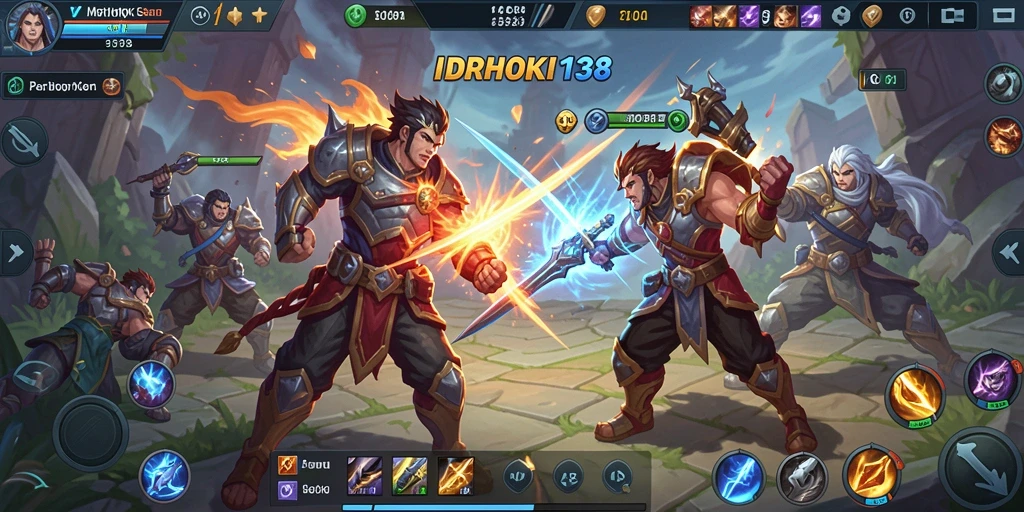 Tampilan menarik dari gameplay seru IDRHOKI138.