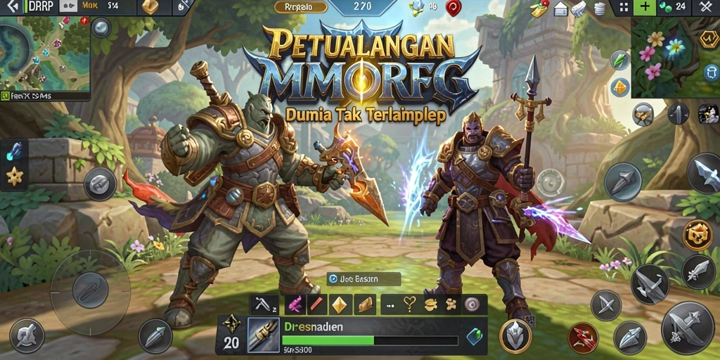 Tampilan screenshot menunjukkan pertempuran seru dalam dunia <strong>IDRRP</strong>.