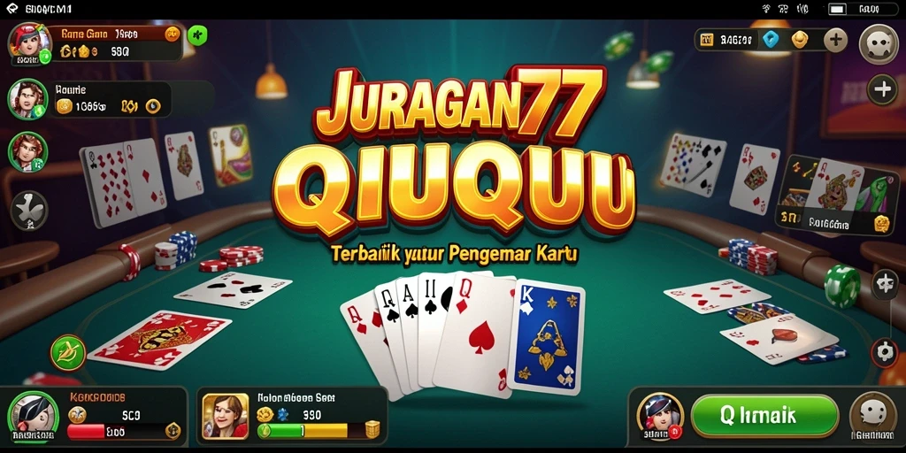 Screenshot JURAGAN77 menampilkan gameplay seru permainan QiuQiu.