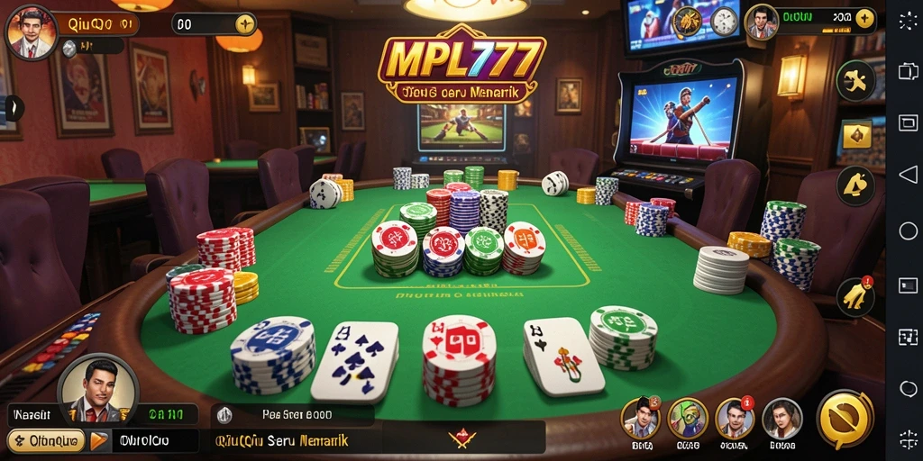 Tampilan gameplay QiuQiu yang seru dan kompetitif di MPL777.