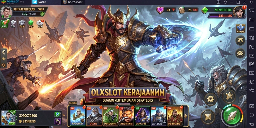 Screenshot utama OLXSLOT menampilkan aksi pertahanan yang seru.