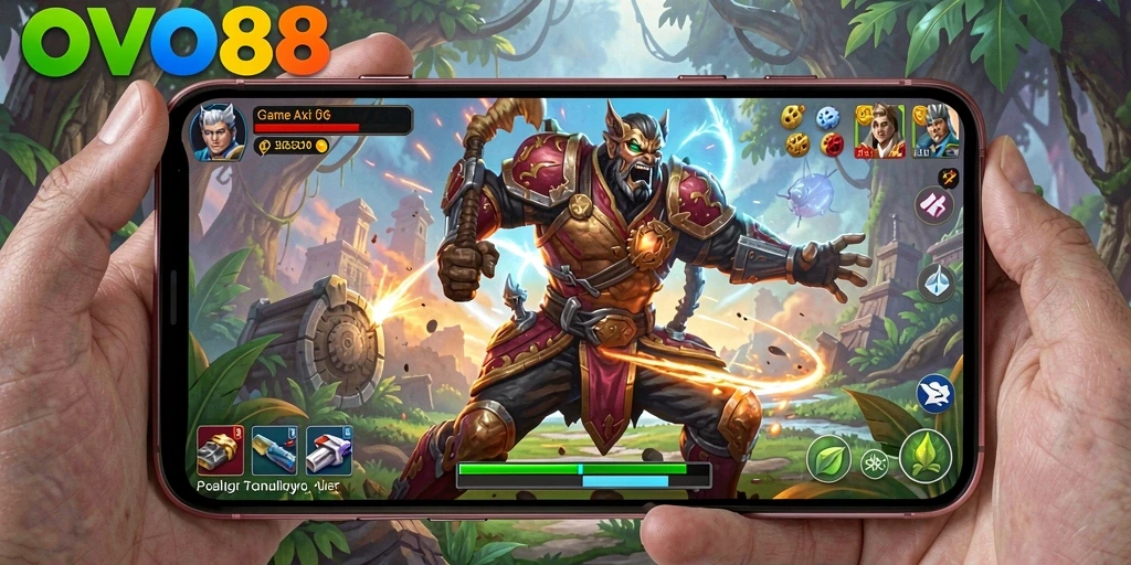 Screenshot gameplay OVO88 menampilkan aksi seru dengan grafis memukau.