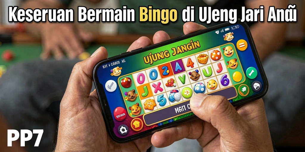 Screenshot utama PP7 menampilkan aksi seru permainan Bingo dengan banyak pemain.