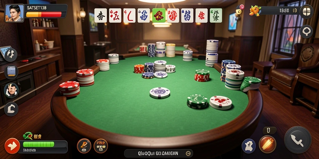 Tampilan gameplay QiuQiu di SATSET138 yang mengasyikkan.