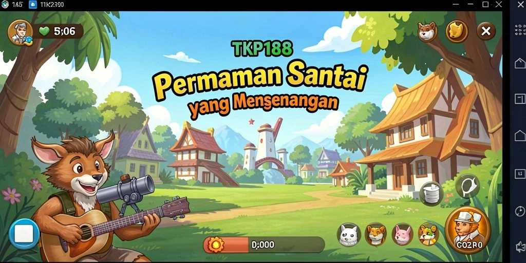 Tangkapan layar gameplay TKP188 yang menggambarkan keseruan bermain.
