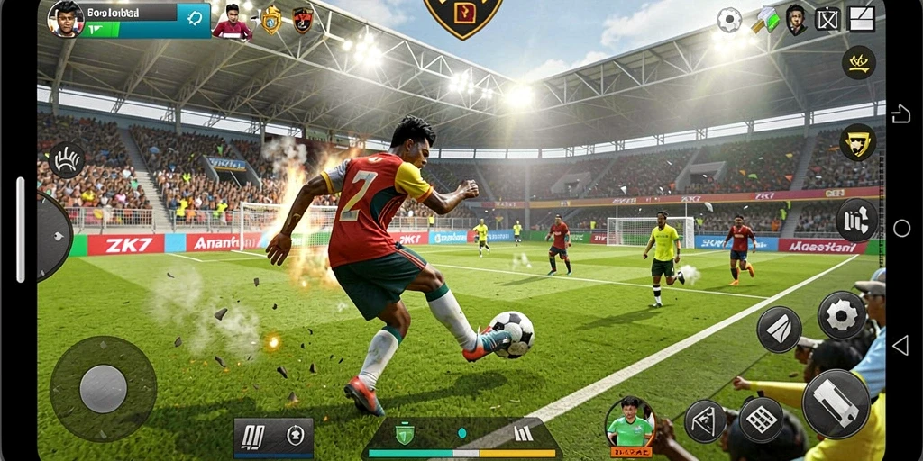 Tampilan gameplay <strong>ZK7</strong> yang menegangkan dan realistis.